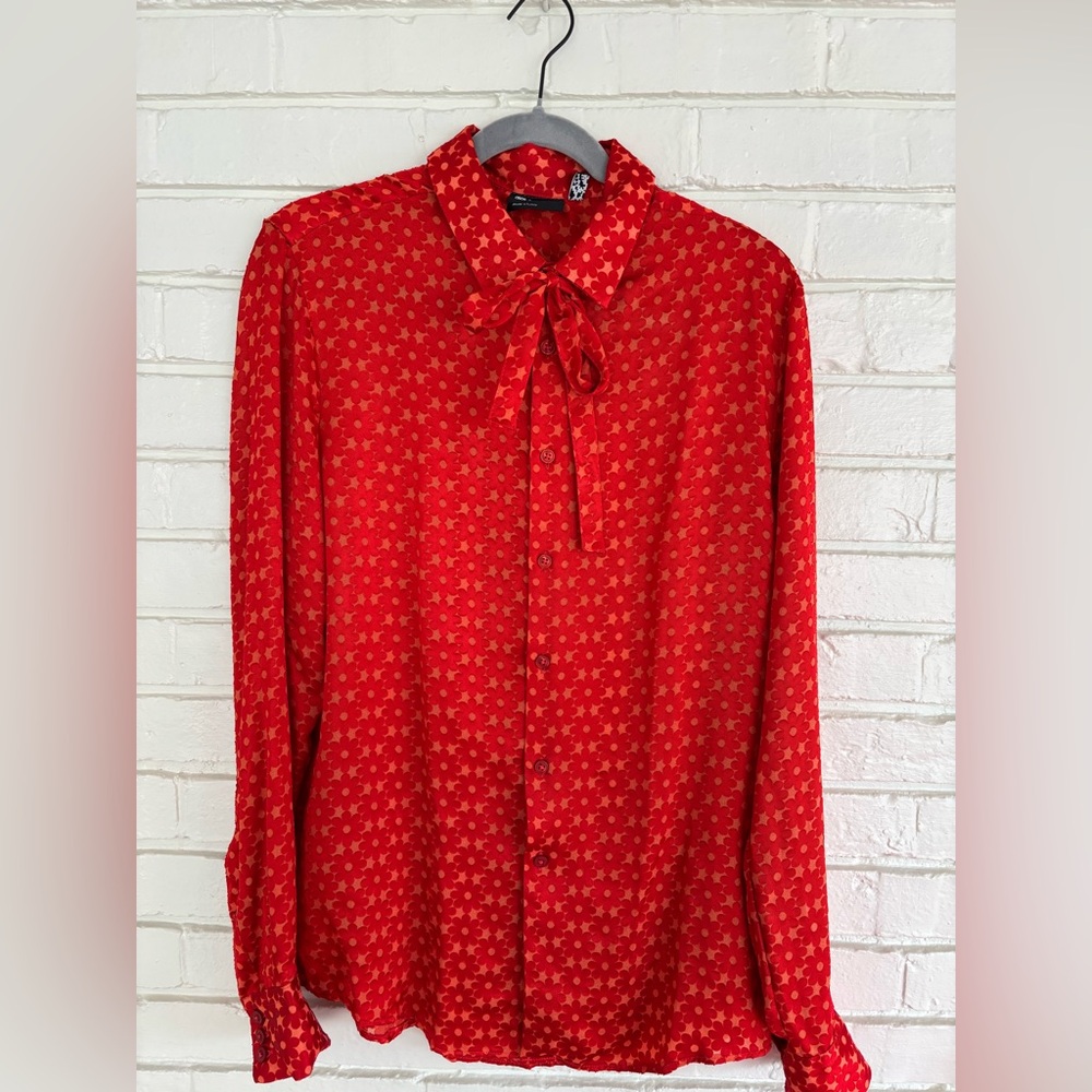 ASOS red & orange floral shirt